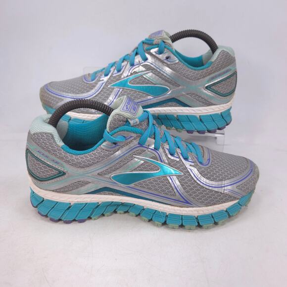 Brooks Adrenaline GTS 16 Athletic Running Shoe Womens Size 8 1202031B170 Gray - Picture 6 of 10
